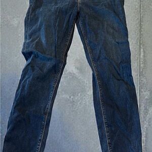 Hudson Barbara Jeans Dark Blue Straight Leg Denim Pants
